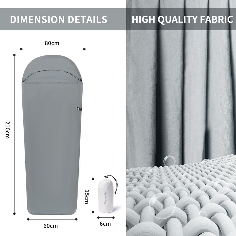 Naturehike Ultralight Sleeping Bag Liner Hut Sleeping Bag only 128g