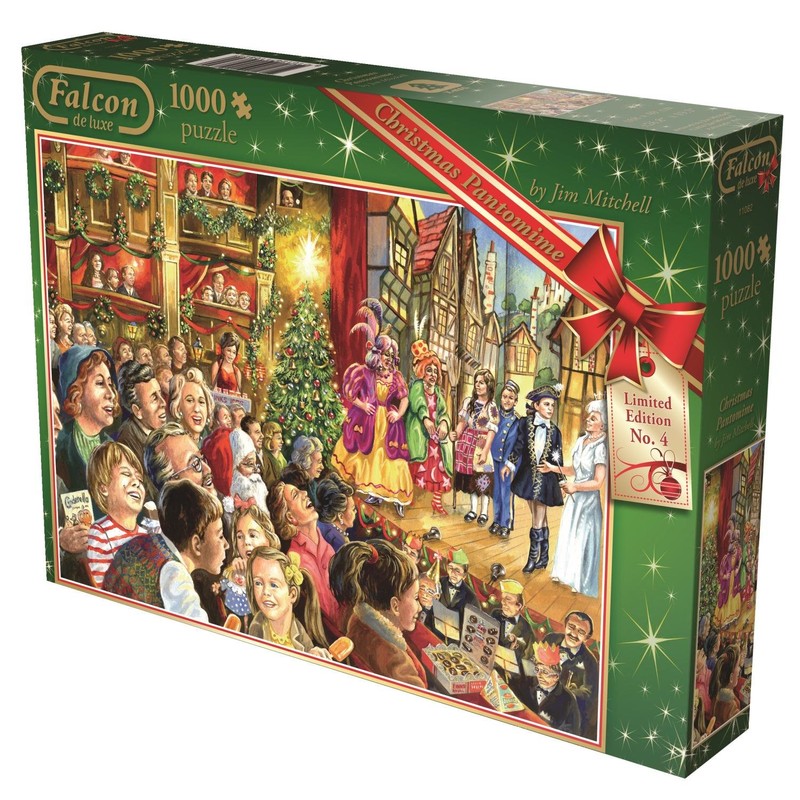 Jumbo Games Falcon de Luxe Christmas Pantomime Jigsaw Puzzle (1000-Piece)