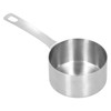 Tomotato Stainless Steel Measuring Cup with Scales 1/3 Cup Silver