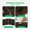 Idzo Interlocking Deck Tiles 9.6 SQFT - 10PCS Waterproof Acacia