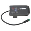 Electric Bike Power Display Meter Waterproof 5 Pin Interface ABS
