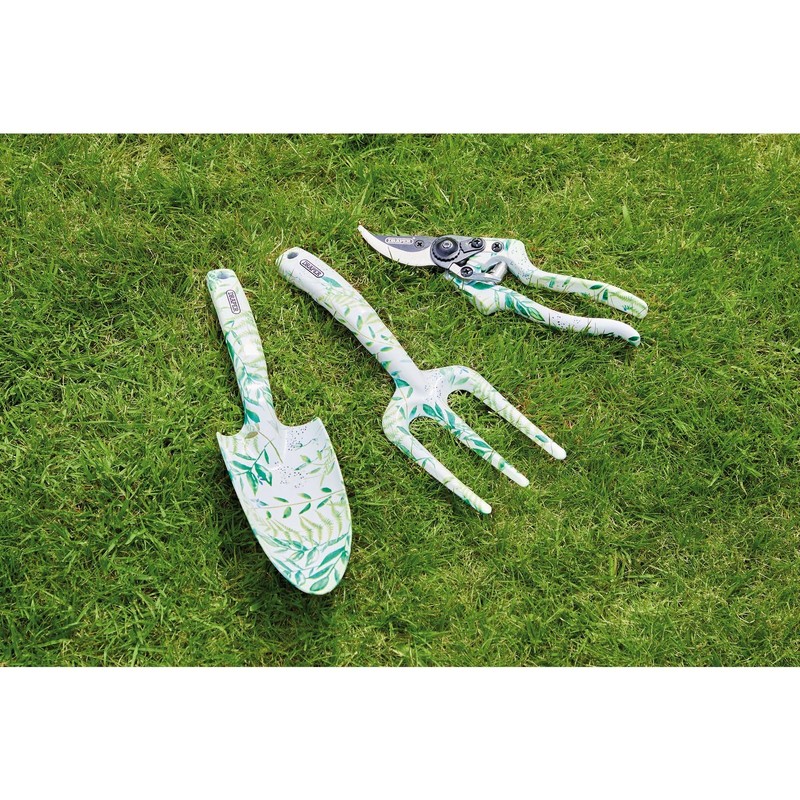 Draper 08994 Garden Tool Set with Floral Pattern (3 Piece),