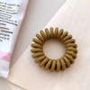 Hair tie spring hairband hair tie coffee / 머리끈 스프링 머리헤어밴드 헤어끈 커피