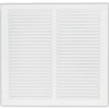 EZ-FLO 61627 Return Air Grille, white