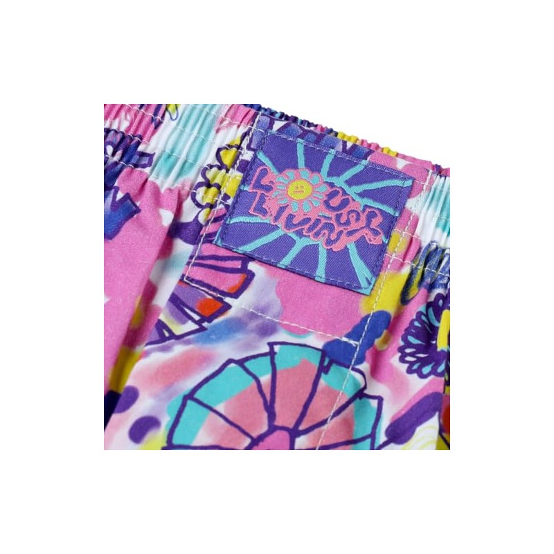 Lousy Livin Flowers Boxer Shorts, Iris blue