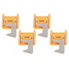 4PCS Industrial Electrical Lock Galvanized A3 Steel and PA Rotary
