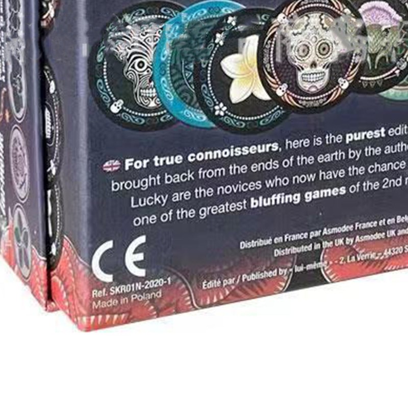 Skull Puzzle Board Game Strategy Waterproof Brain Teaser Puzzle Toy