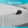 DREAMCARE 6 Piece Deep Pocket Sheets Microfiber Sheets Bed Sheets