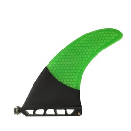 UPSURF Surfboard Single Fins Fiberglass Longboard Green Honeycomb+Carbon 8Inch Surfing