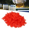 250PCS Plastic Opening Bee Queens Cage Protective Cell Cover Beekeeping