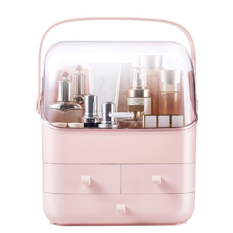 Large Makeup Organizer w Drawers Beauty Organizer Makeup Box Holder
