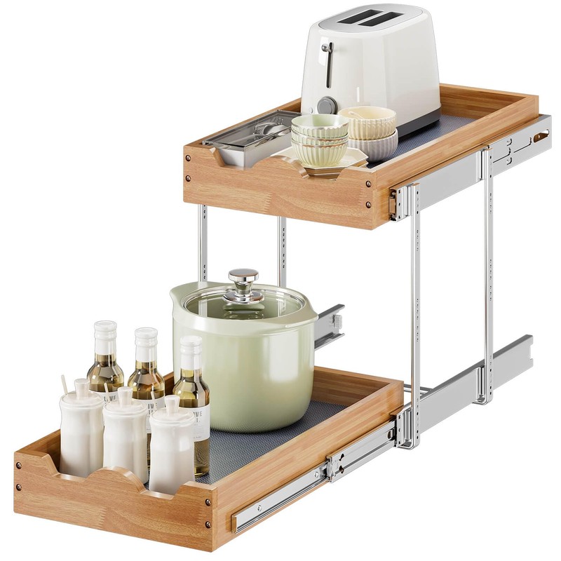 OCG Pull Out Drawers For Cabinets 14"W x 21"D, 2