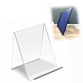 Display Stand, Set of 6, Acrylic Stand, Display Shelf, Tabletop, Stable, Commercial Use, Transparent, Acrylic Display Stand, Shock Resistant Design + 360° Full View, For Retail Stores, Restaurants