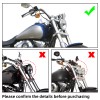 TCMT Front Headlight Fairing 15'' Windshield Fit For Harley Dyna