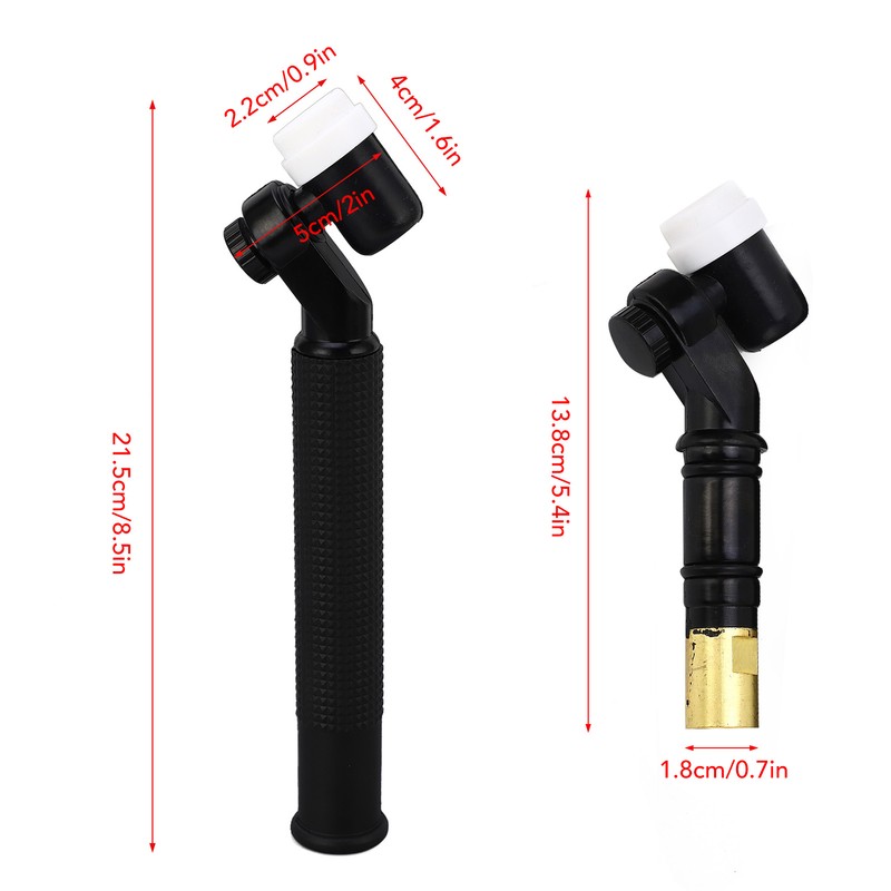 TIG Welding Torch Head 360 Degree Rotation Air Cooling High