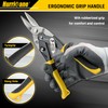 HURRICANE 3 pc Aviation Tin Snips Set, 10 inch Metal