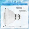 DIELOVEHUA Vacuum Adapter RP/RX Skimmer Attachment, Pool Skimmer Adapter, Compatible