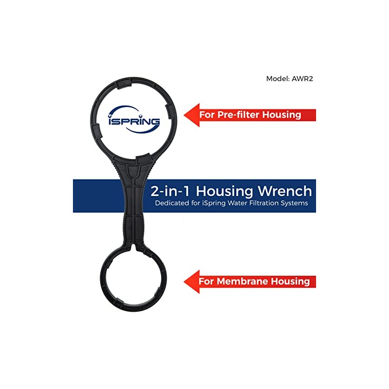 iSpring AWR2 2-in-1 Reverse Osmosis Pre-Filter Housing and RO Membrane