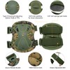 Qavctw Tactical Knee and Elbow Pads Set for Combat Airsoft