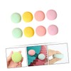 TOVINANNA Girl Makeup Tool 8pcs Compact Powder Puff Round Face