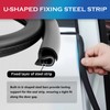 2PCS 2.62Ft Adjustable Automotive Weather Stripping Door Seal,Open-end Car Door