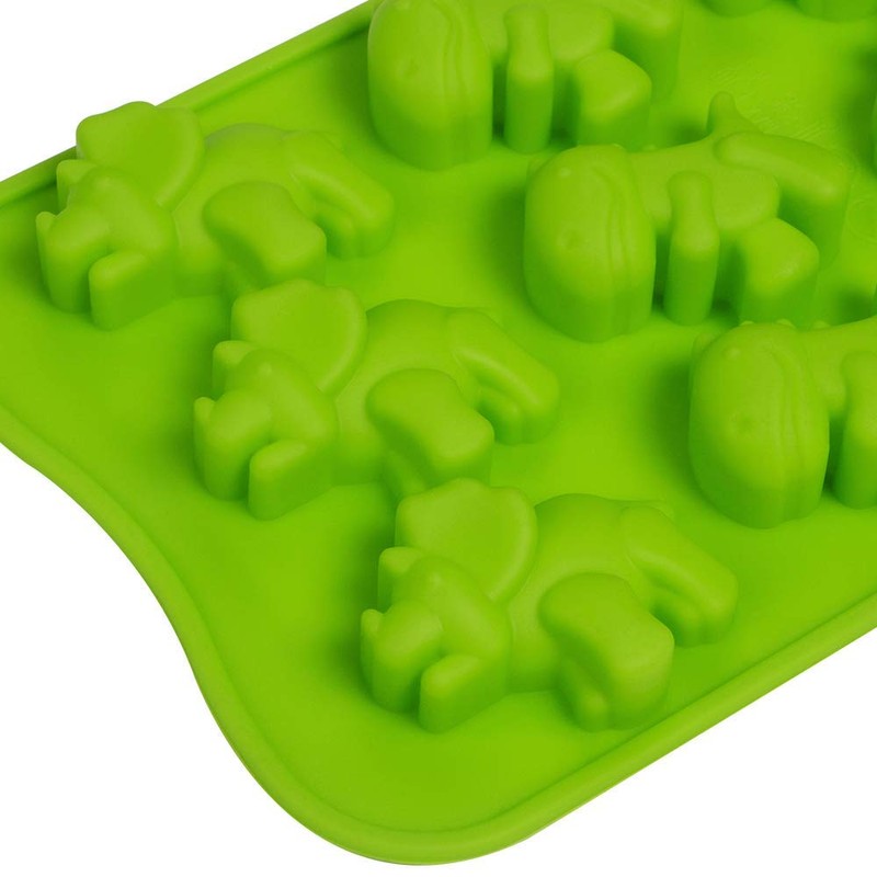 Webake Dinosaur Chocolate Molds, Silicone Candy Molds 3 Pack for