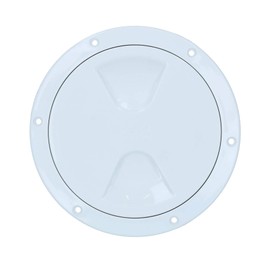 AB Tools 170mm Round Inspection Hatch Waterproof Cover IPX6 White 140mm Cut Out