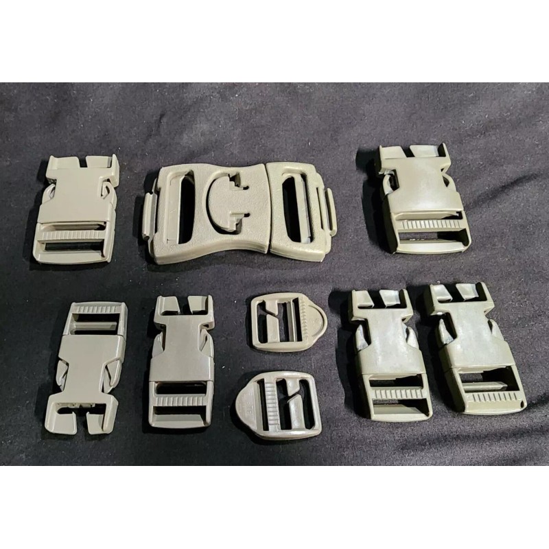 Military Issue 16 Pc. Buckle Repair Kit/ Set NSN 8465-01-524-7639