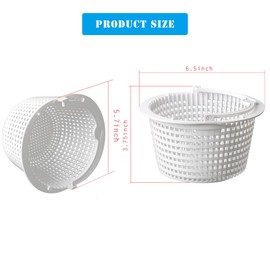 fivertik SPX1091C Basket with Handle Replacement for Hayward Automatic Skimmers SP1091LX,SP1091WM