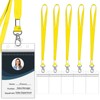 WILLIZTER Clear ID Badge Holder with Lanyard Water Proof Vertical