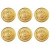 Samcos Button 6-Piece Set for Blazer, Blazer Button, DIY, Handicraft,