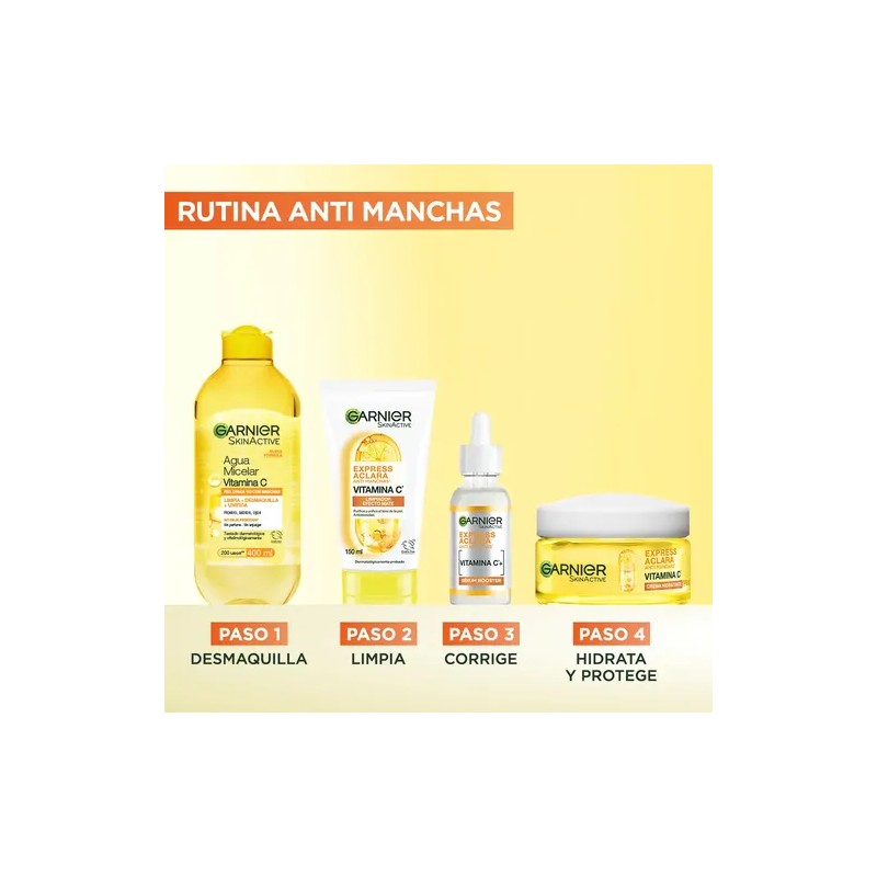 Crema Hidratante Tono Uniforme Express Aclara FPS30 50 ml Garnier