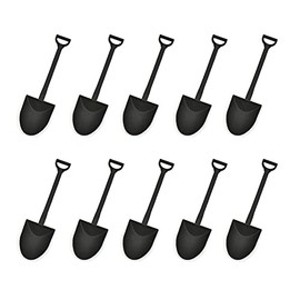 Aliotech Aliotech 50PCS Plastic Mini Ice Cream Dessert Spoon Shovels Pudding Yogurt Spoons for Family or Party by Aliotech
