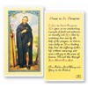 WJ Hirten E24-514 Prayer to Saint Peregrine, Clear Holy Cards