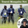 2PCS Midge Nets for Head, Bug Bee Keeper MidgeNet, Breathable