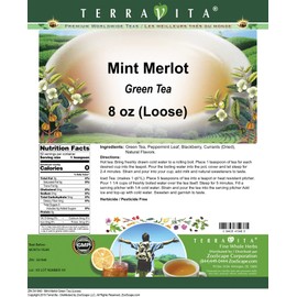 Mint Merlot Green Tea (Loose) (8 oz, ZIN: 541948)