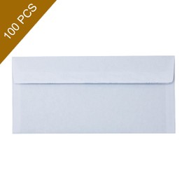ARKRAFT Envelopes Size 23 x 11 American Envelope Colour White Pack of 100 (DL 100)