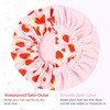 Shower Cap for Women Terry Lined Bath Cap Large Reusable