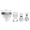 Hot Air Gun Nozzles, Heat Resistant Stainless Steel Reflective Nozzle