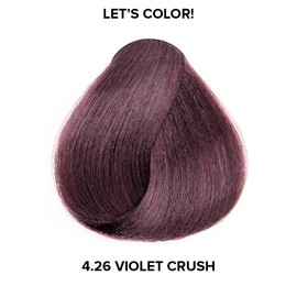 L'OREAL TECHNIQUE Let's Color Conditioning Gelee Permanent Hair Color - High Impact Multi-Dimensional Liquid Haircolor, Conditioning Formula, Smooth Application, 4.26 Violet Crush