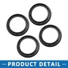 A ABSOPRO Hub Centric Rings 73.1 to 56.6mm Plastic Black