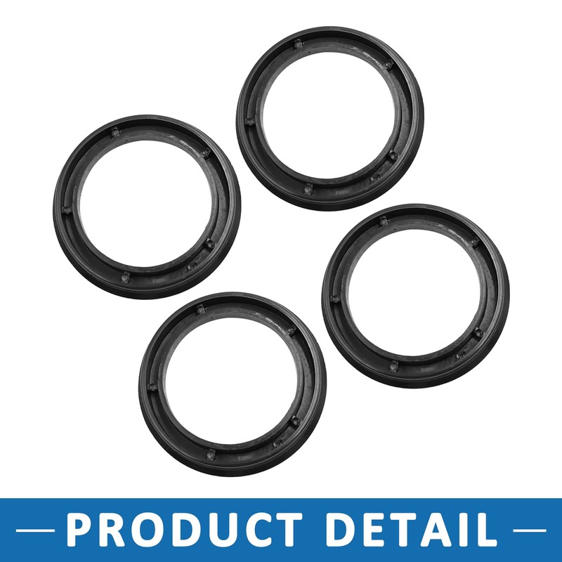 A ABSOPRO Hub Centric Rings 73.1 to 56.6mm Plastic Black