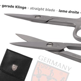 3 Swords Germany | Straight Nail Scissors, Stainless Steel, Extra Sharp - Made in Germany - Manicure, Pedicure, Grooming, Finger & Toe Nail Care by 3 Swords Germany (7889)