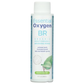 Via Nature Essential Oxygen Brushing Rinse, Organic Peppermint, 3 Ounce
