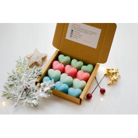 Christmas Scented Soy Wax Melts - Homemade Vegan Friendly - Gift Box 90g - Jingle Smells by Signature Scents