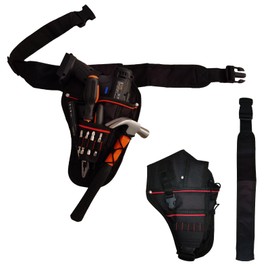 Tool Belt,9-Pockets Tool Belts for Men,Waterproof Oxford Cloth,Detachable & Adjustable Tool Pouch Bag for Electrician,Carpenter,Construction,Work Apron,Utility Belt