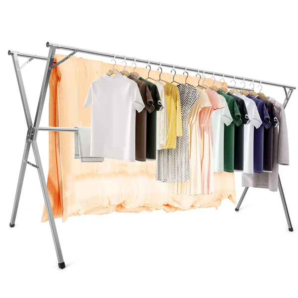 AIODE Clothes Drying Rack for Laundry Foldable Free of Installation