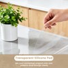 Clear Silicone Countertop Protector Mat, 23.6" *15.7" Non Slip &