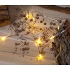 Noma Copper Pearl Garland with 20 LED's (Pack of 1)