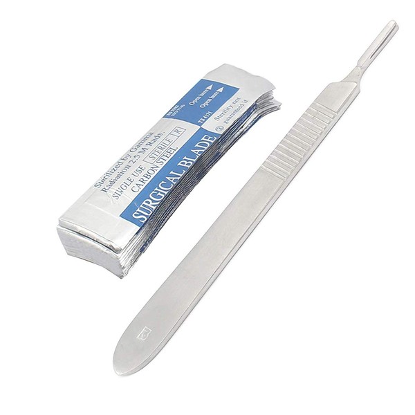 AAProTools Disposable Scalpel Blades No. 10 With Handle – Suitable